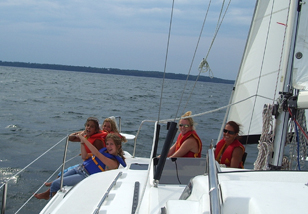 voile escapade en catamaran